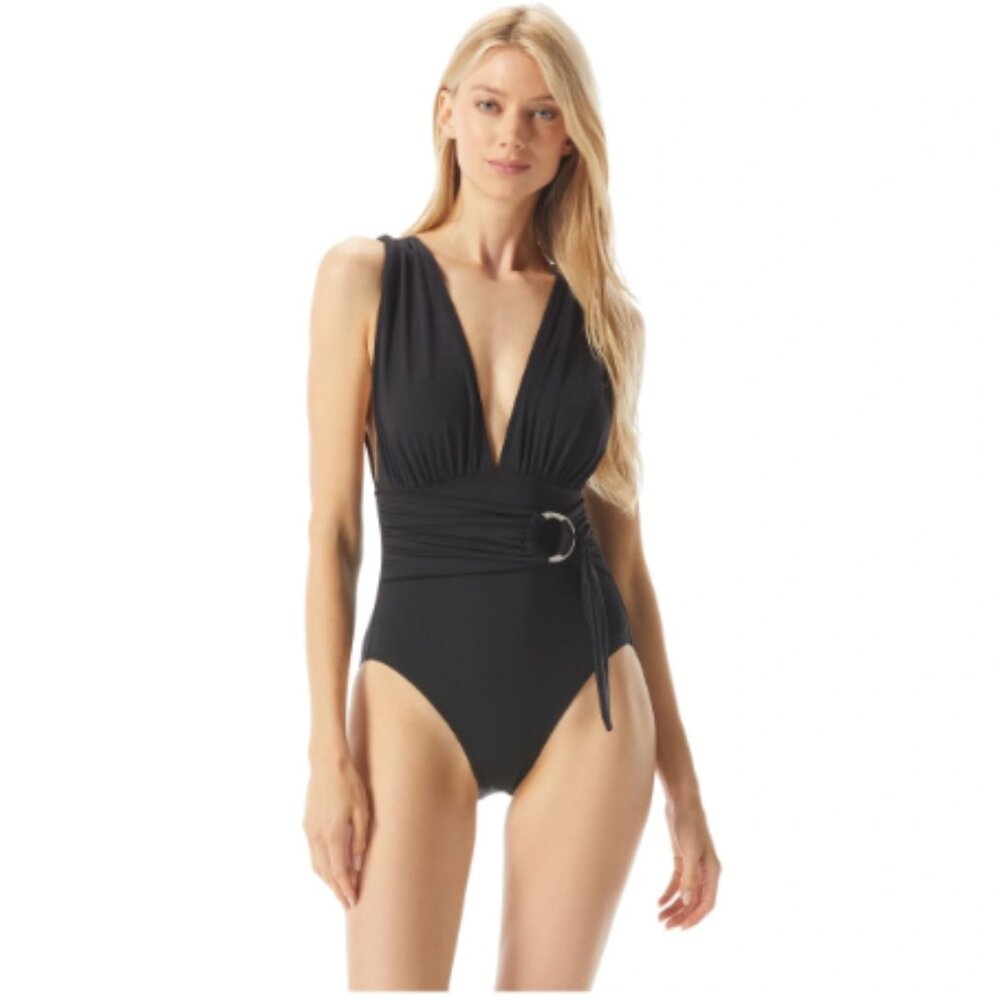 MICHAEL Michael Kors Black One Piece Swimsuit